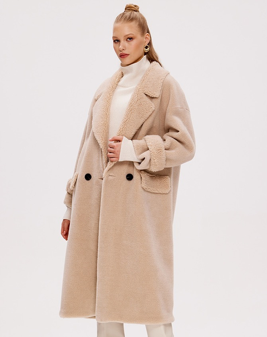 Шуба из натуральной шерсти