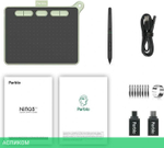 Графический планшет Parblo Ninos S Green