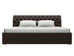 Кровать интерьерная Сицилия 200, Коричневый, Экокожа, 120900