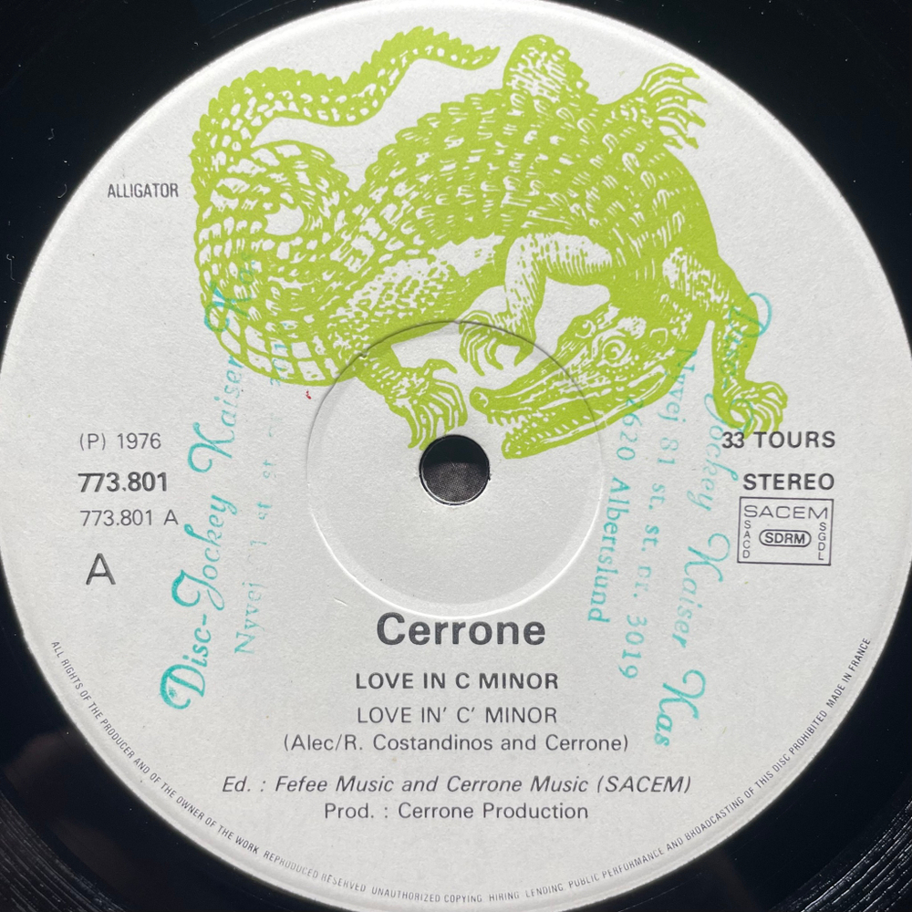 Cerrone ‎– Love In C Minor (Франция 1976г.)