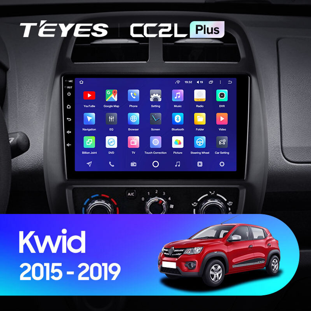 Teyes CC2L Plus 9" для Renault Kwid 2015-2019