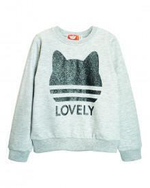 Джемпер для девочки р.98 серый 61198