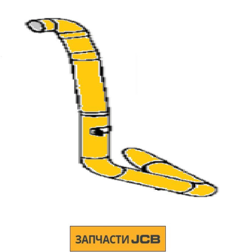 Патрубок JCB 332/D6923