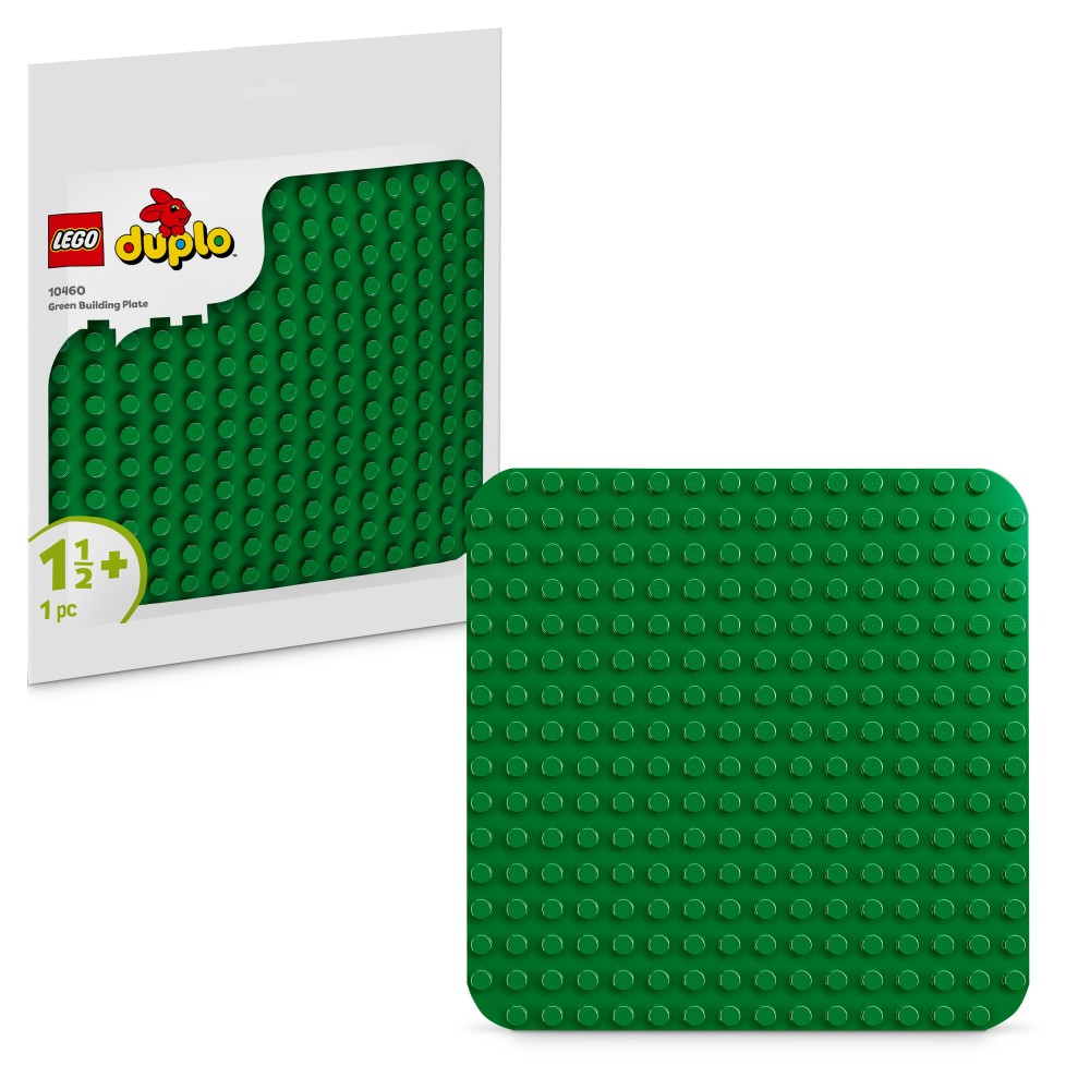 OUTLET LEGO DUPLO Classic - Зеленая строительная плитка 10460