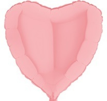 Сердце "Розовый коралл пастель" 46 см