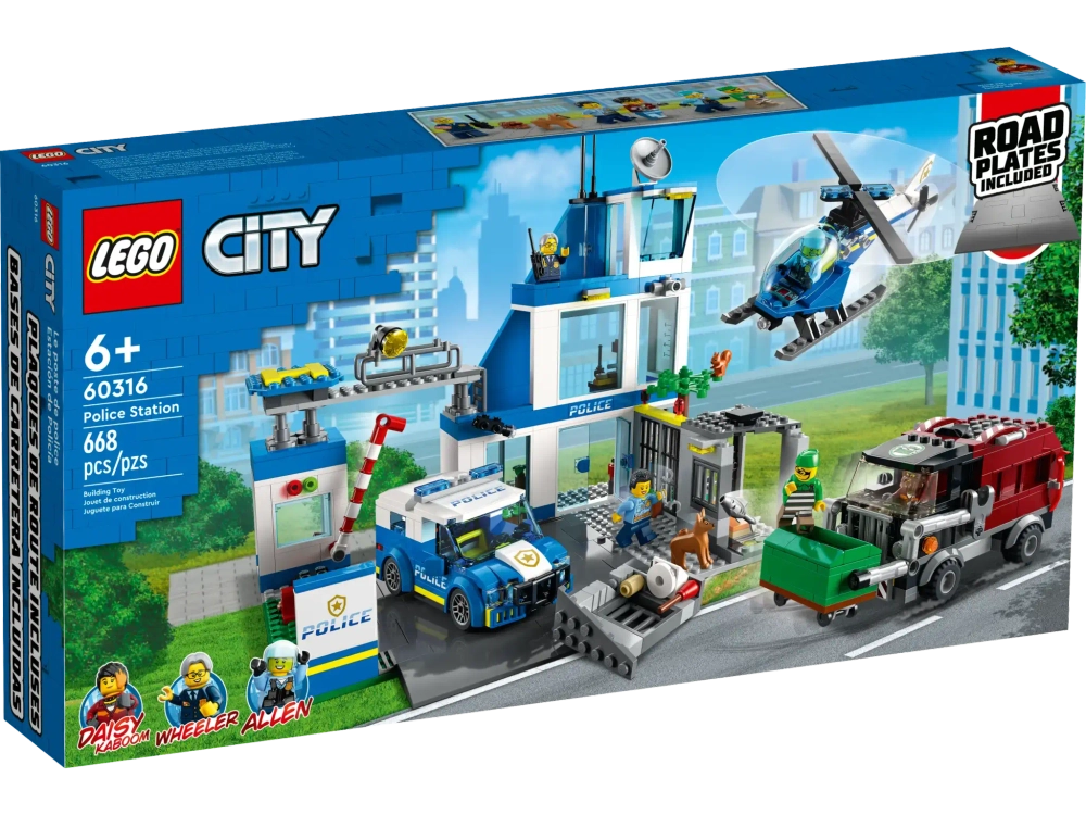 Конструктор LEGO City 60316 Полицейский участок города