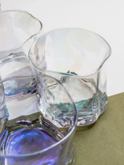 Набор бокалов для виски 6 шт. изогнутые