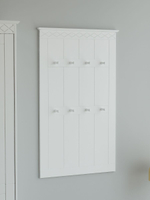 Вешалка настенная Индра из МДФ, белая