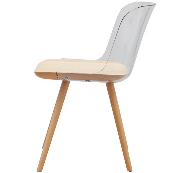 Стул Bjorg с прозрачной спинкой | Купить в Hallberg.ru
