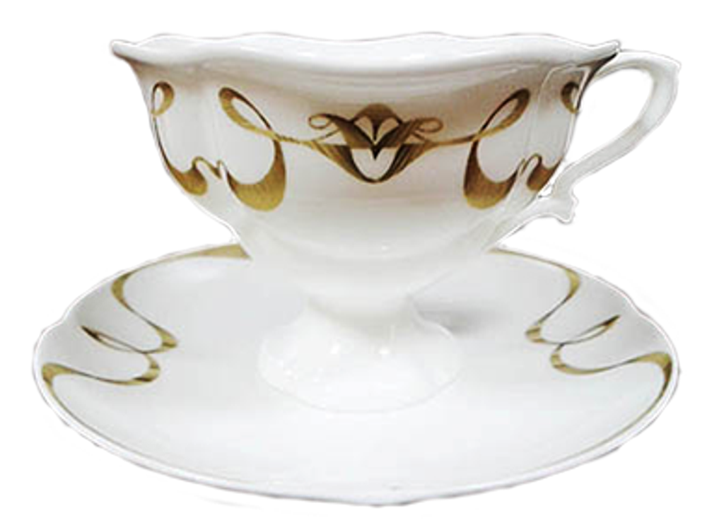 Чашка с блюдцем чайная ф. Наташа рис. Фиона. арт. 81.16523.00.1