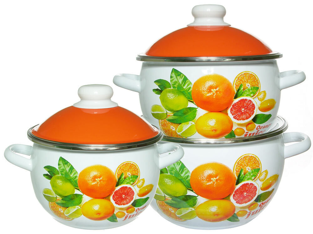 Набор кастрюль "Orange" №02