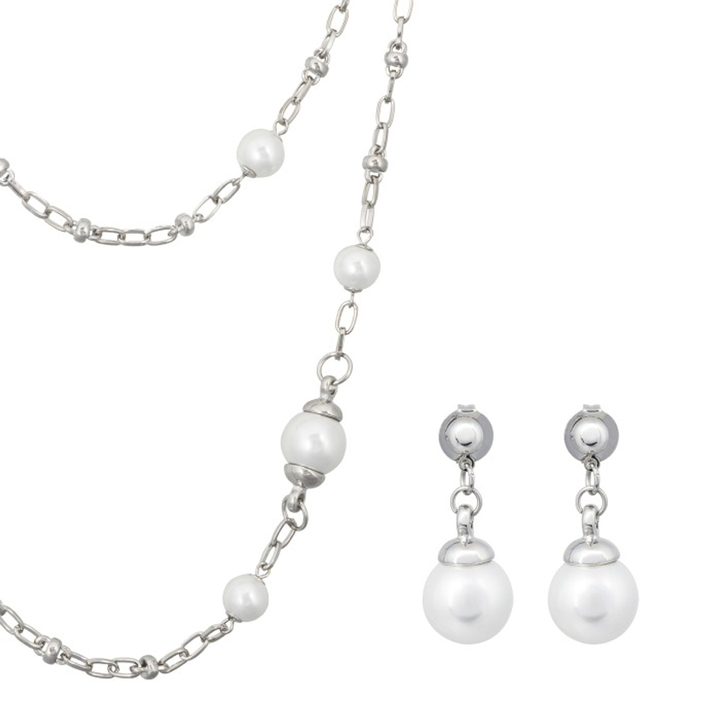 Комплект Fiore Luna, колье и серьги SG200097E-002 S