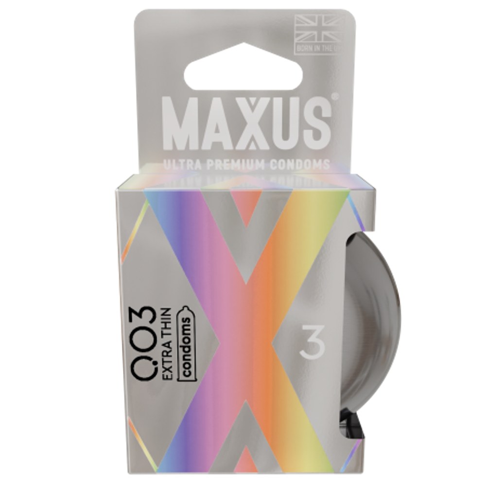 Презервативы MAXUS 003 №3 в железном кейсе, экстремально тонкие, 3 шт