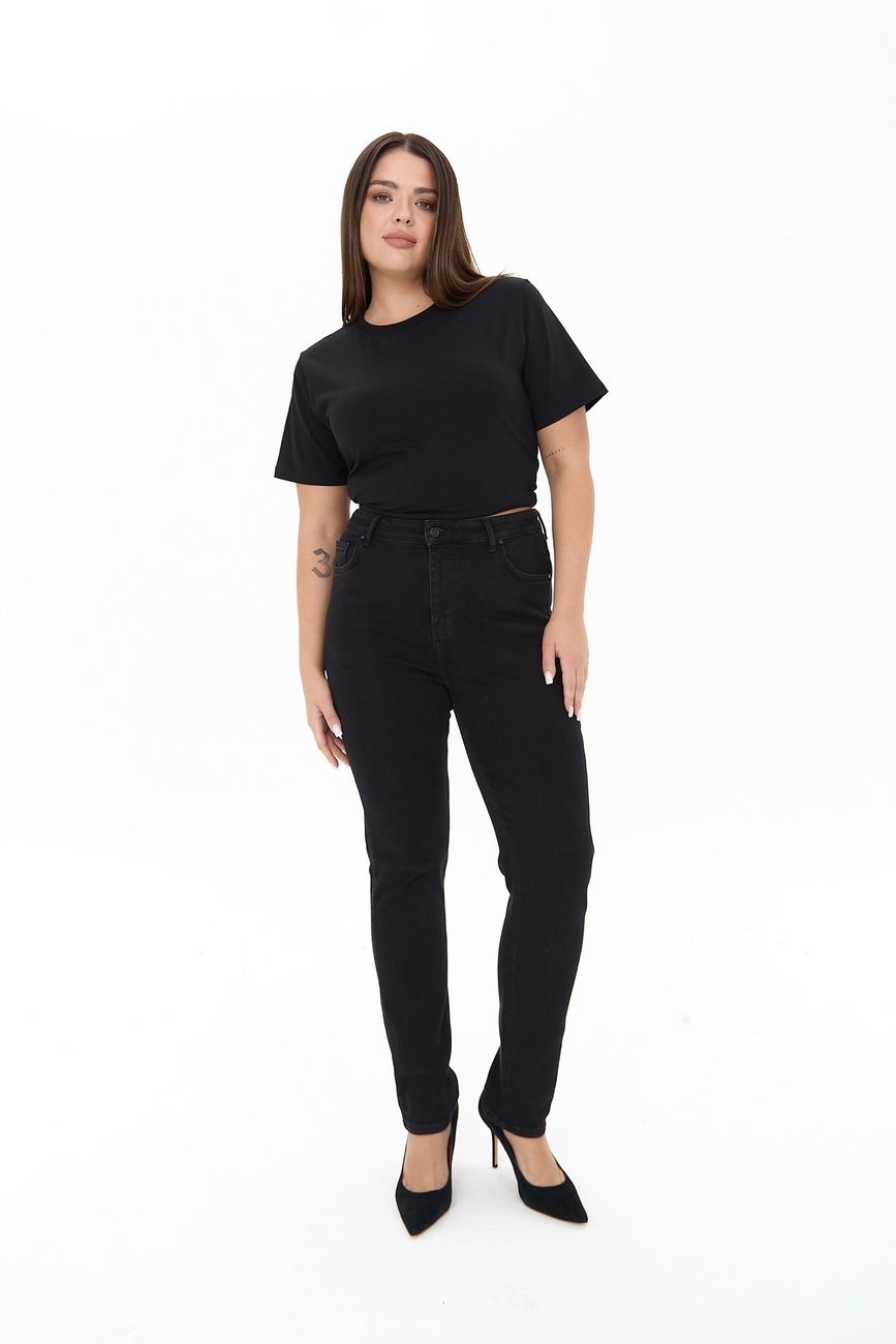 Джинсы skinny fit, черный