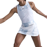 Платье Nike W Dry FIT SLAM DRESS MB PRT, белое