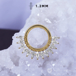 Кликер Flicker Crystal PVD Yellow 1.2мм