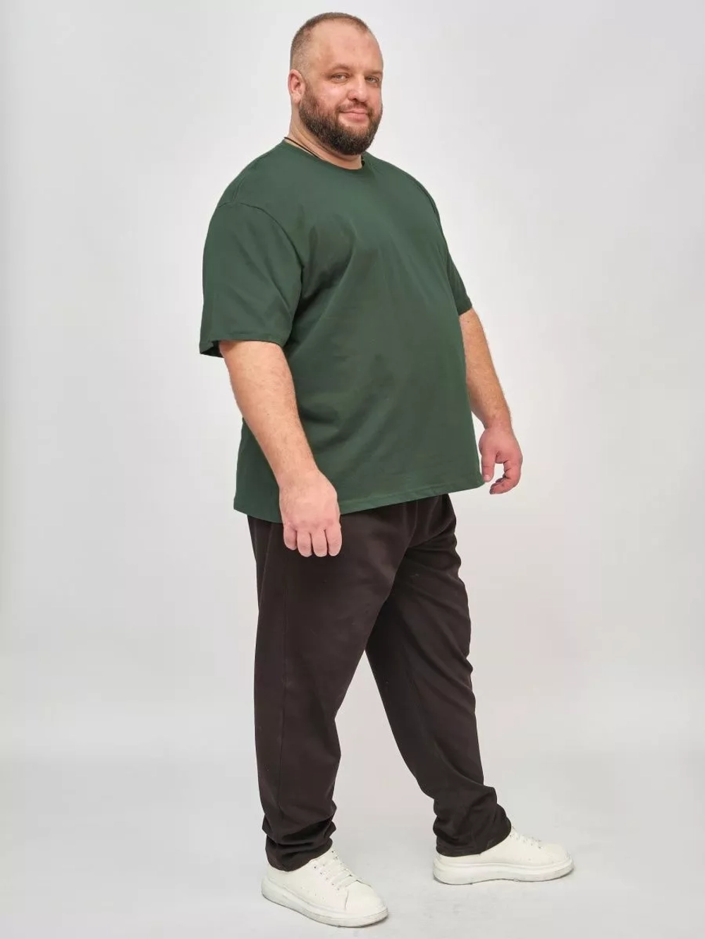 футболка оверсайз базовая больших размеров