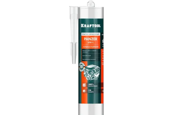 Герметик термостойкий KRAFTOOL TX315 275С 300 мл красный 33583
