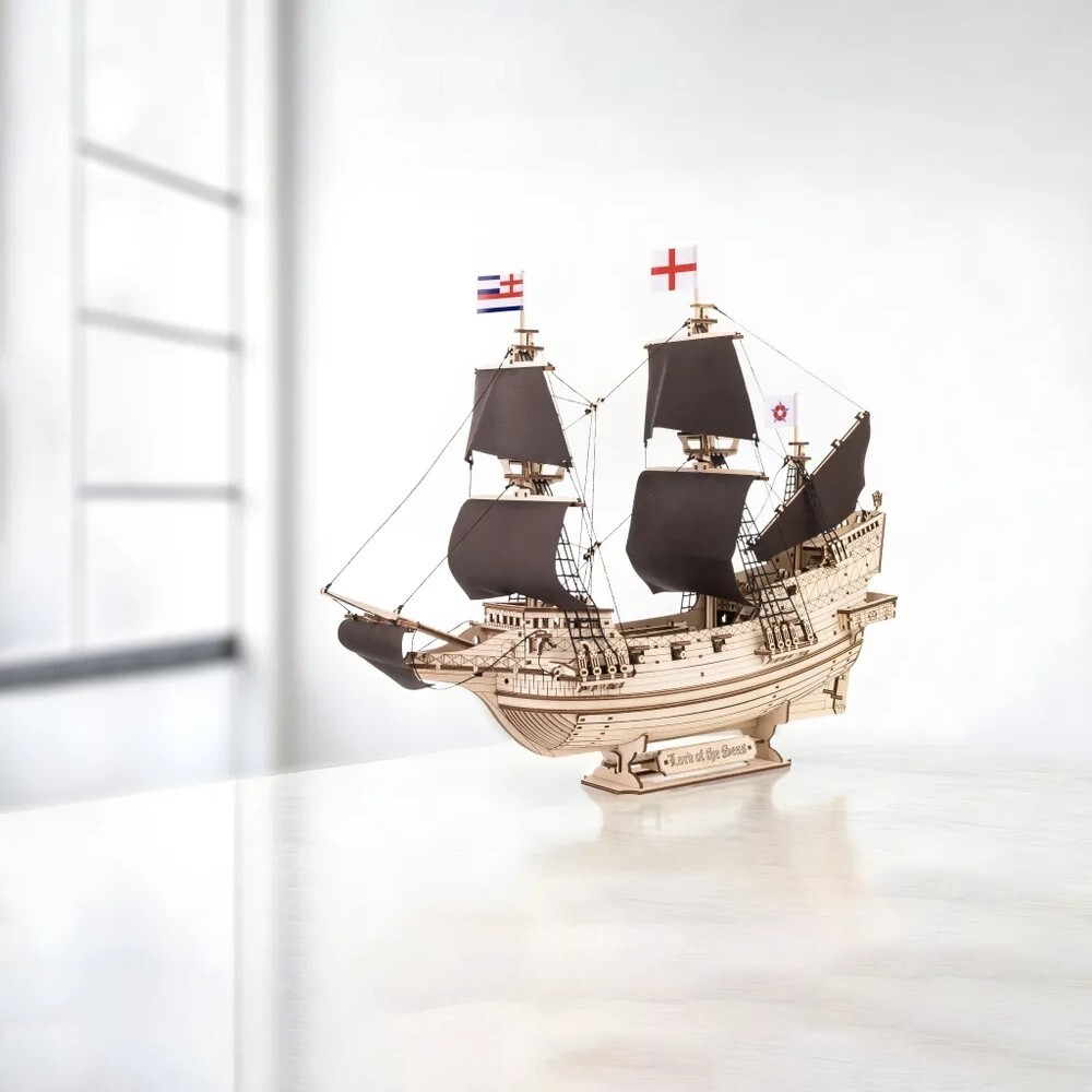 Деревянный конструктор Корабль Владыка Морей (EWA)