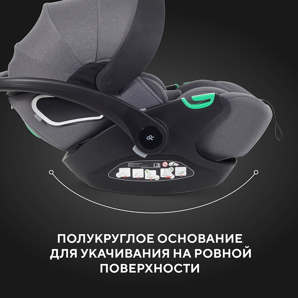 Детская коляска Rant Falcon Neo 3 в 1 с автокреслом Evomax Grey Graphite