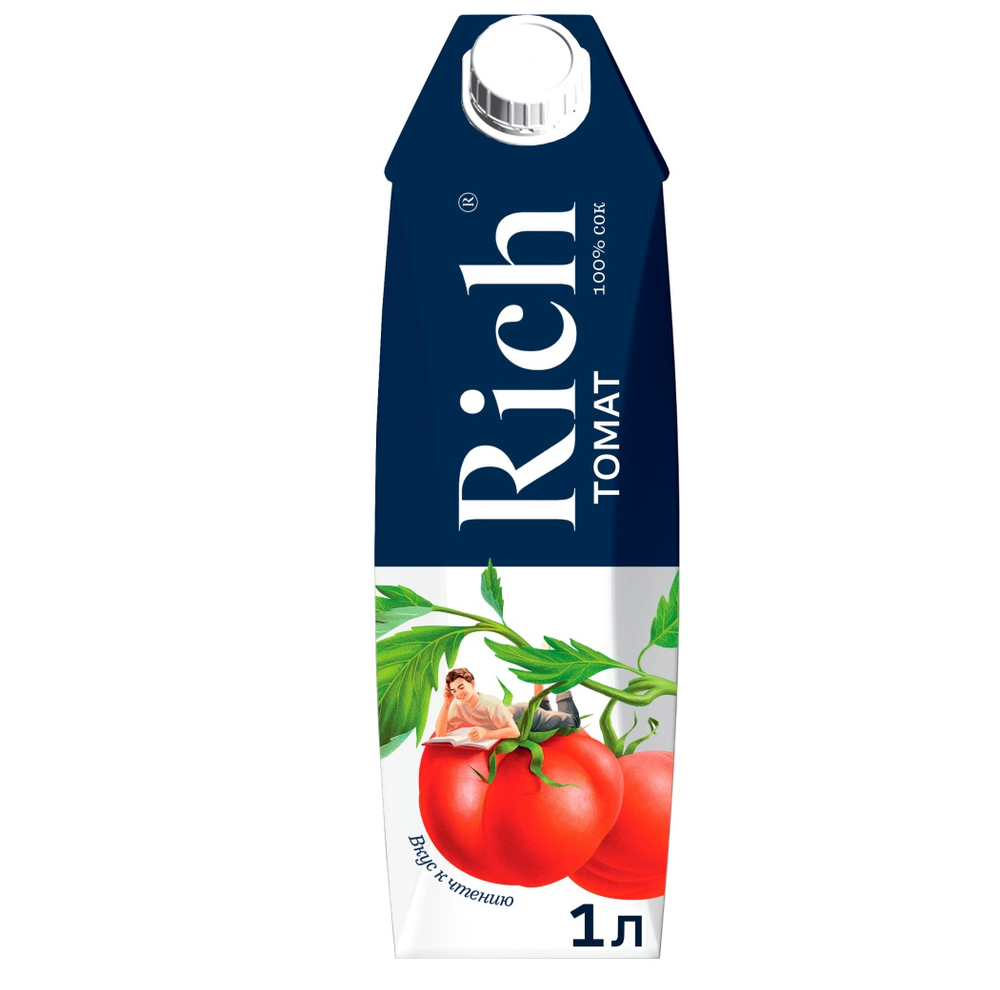 Сок Rich Томат, Tetra prism 1 л.