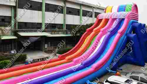 Надувная водная горка «Стремительные спуски», 24*6*8 м