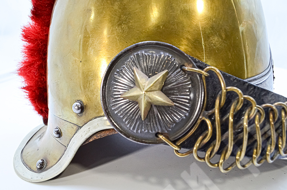 Карабинерский офицерский шлем образца 1856 г. в римском стиле. Франция. Вторая империя.