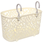 Органайзер подвесной «БИСКОТТИ», цвет дымчатый белый, 24*14*21см