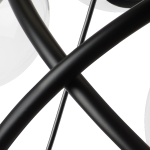 815390 Люстра CROCO 9х40W E14 ЧЕРНЫЙ МАТОВЫЙ