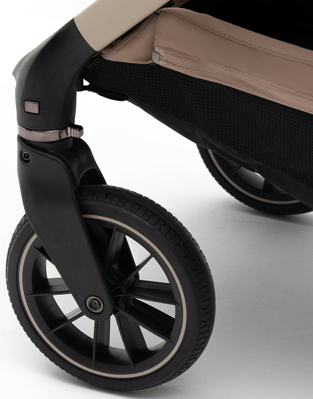 Коляска Agex Prima Pro 3 в 1 с автокреслом i-Safe Black APP232 Beige (Бежевый)