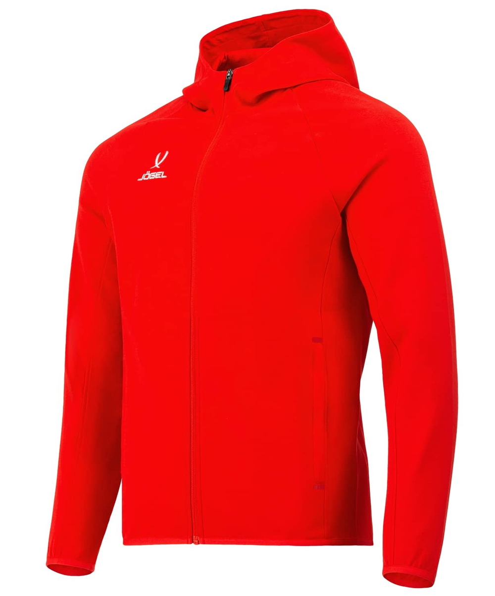 Худи на молнии ESSENTIAL Athlete Hooded FZ Jacket, красный