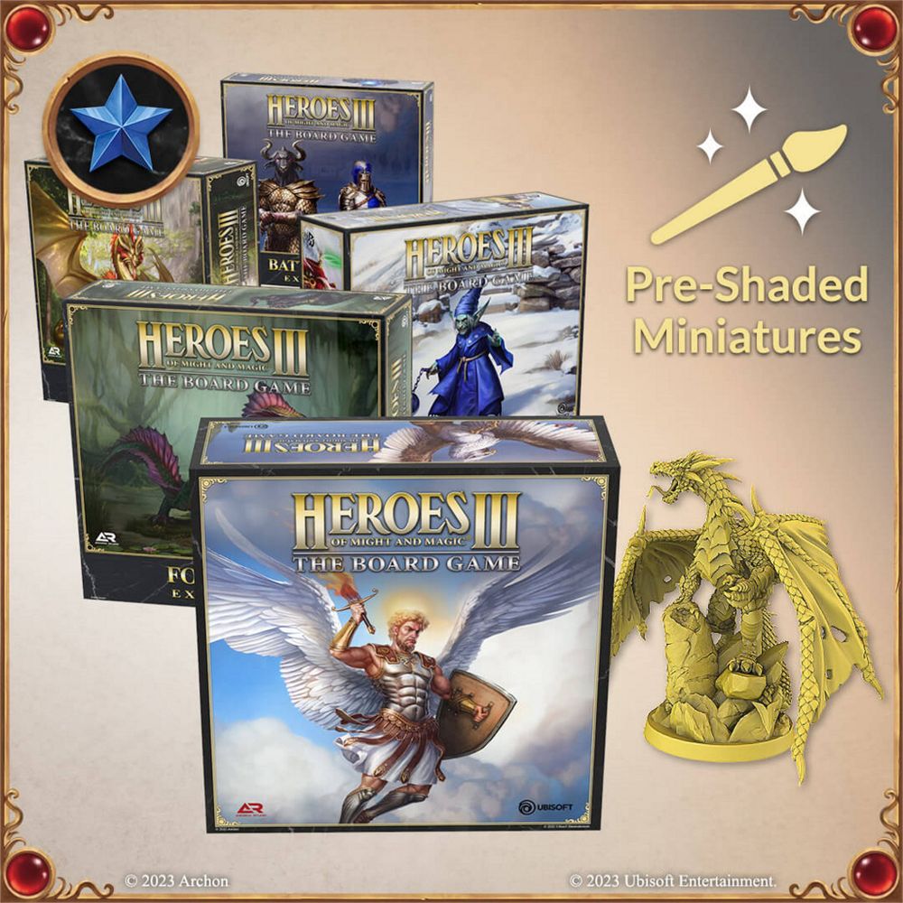 [Предзаказ] Heroes of Might &amp; Magic III The Board Game - The Grail Pledge | Shaded