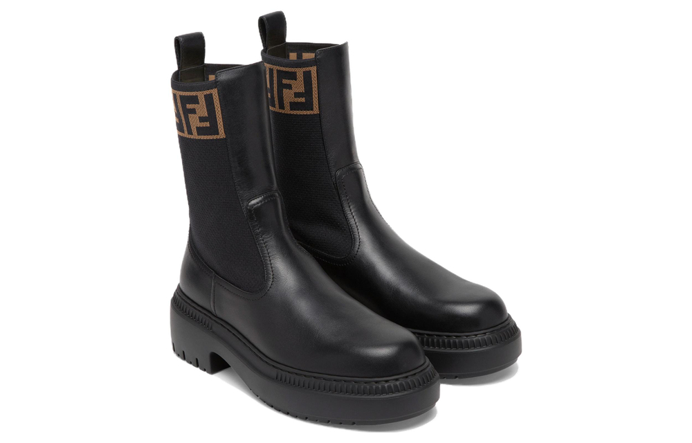 FENDI Domino Biker Boots Women"s