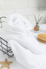 Полотенце махровое, г/к, 70х140, арт. 70-140 BS, 460 гр/м2, цвет: 024-белый,