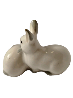 Фарфоровая статуэтка "Зайцы" Артель, СССР, 1960-1980 гг.