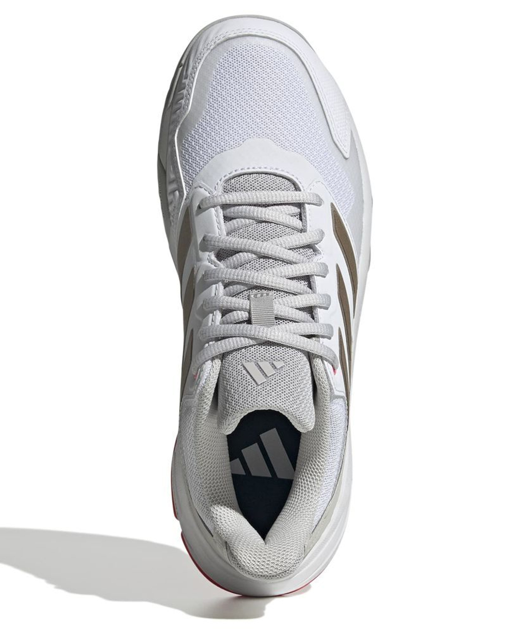 Женские теннисные кроссовки Adidas CourtJam Control 3 W - cloud white/iron metallic/lucid red