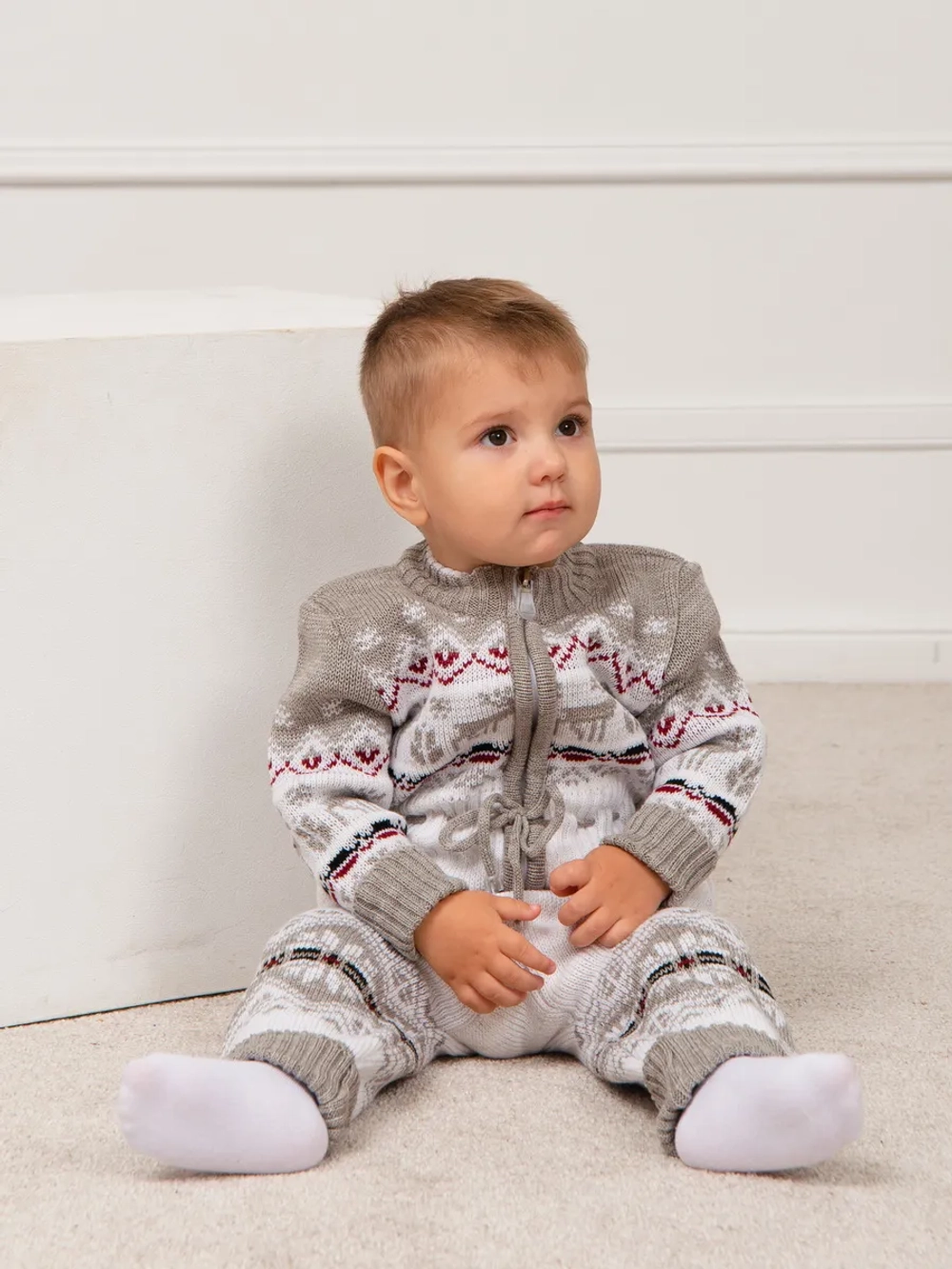 Комбинезон вязаный