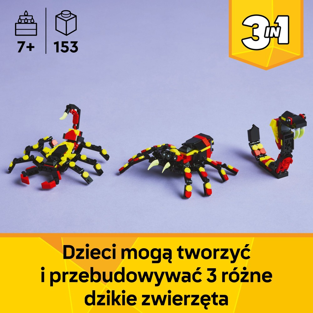 Конструктор LEGO Creator 31159 Невероятный паук 3 в 1 — фото 10