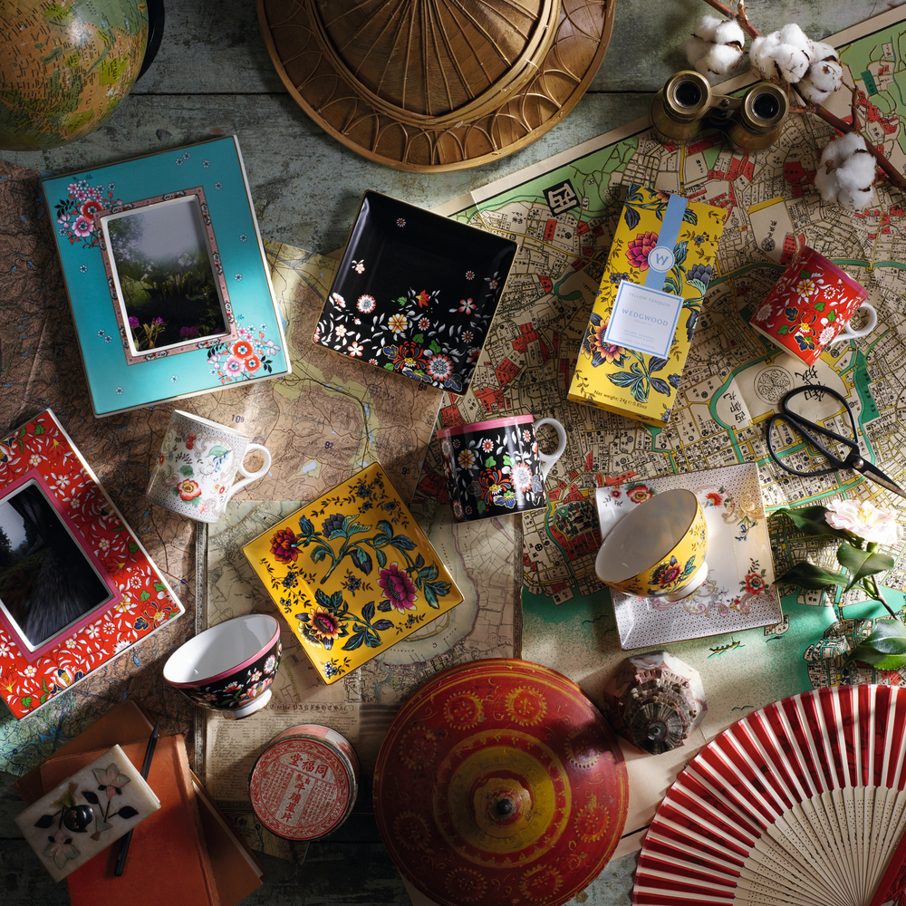 Wedgwood Чайная чашка Wonderlust 180 мл с блюдцем Oriental Jewel