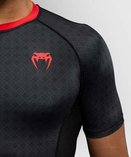 Рашгард Venum x Roger Gracie Black/Red S/S