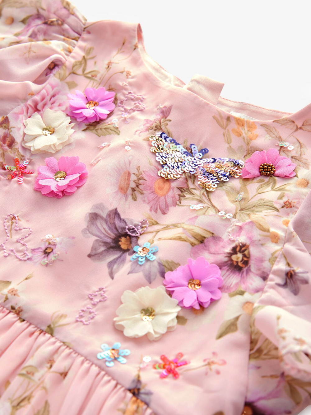 Платье для девочки Next E87-246, Розовый