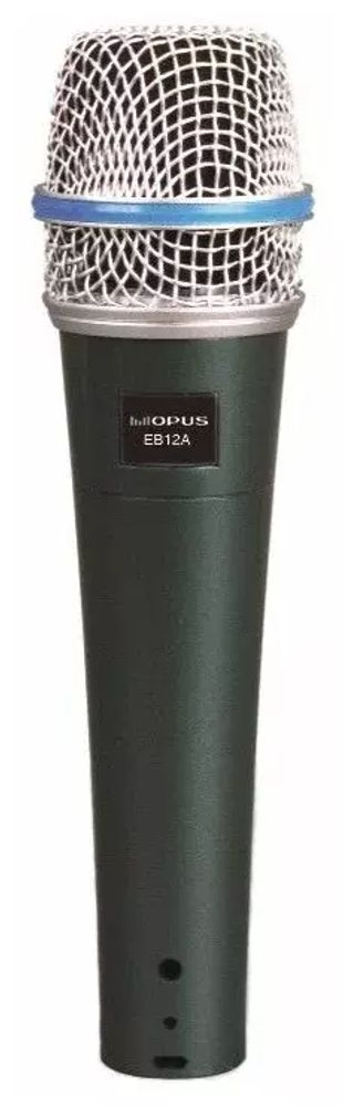 OPUS EB12A микрофон динамический, шнур, держатель, чехол.