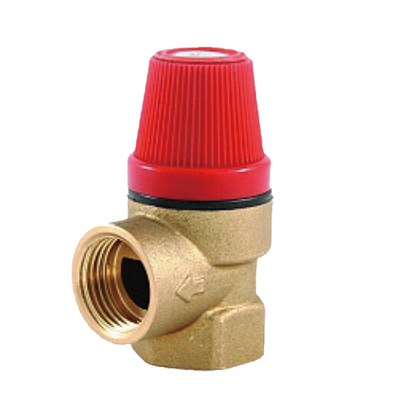 Предохранительный  клапан 1/2 Г. х 1/2 Г.  1,5 bar.  (красный)  ViEiR  (100/1шт)