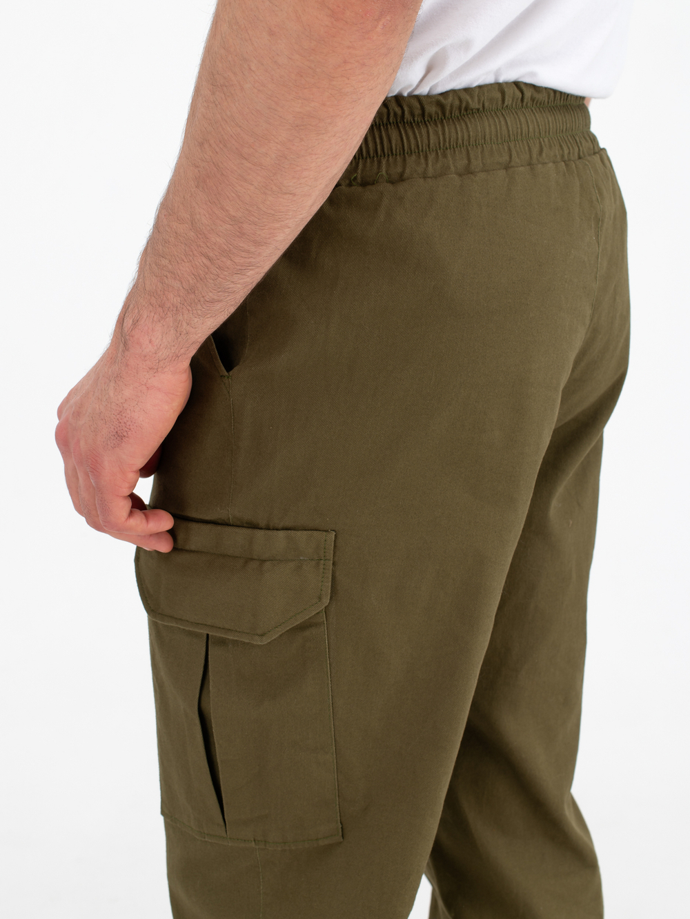 Карго джоггеры прямые. Хаки