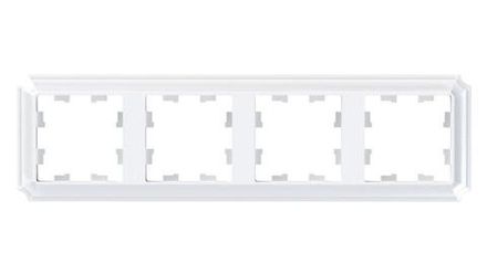 Рамка 4-м AtlasDesign Antique универс. бел. SE ATN100104