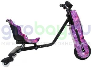 Электро Дрифт-карт IKINGI Drift Cart P2 250W (36V/4.4Ah) - Фиолетовый Космос фото №5