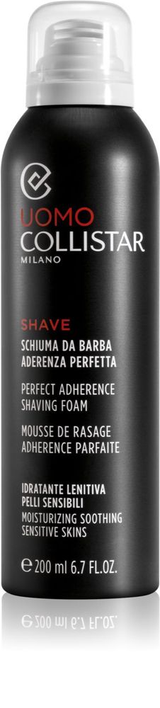 Collistar Uomo Perfect Adherence Shaving Foam Пена для бритья для чувствительной кожи