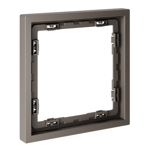 Рамка пластиковая VOLTUM S70 на 1 пост, (капучино)