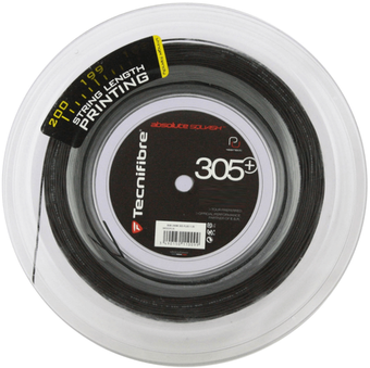 Squash strings Tecnifibre 305 Plus (200 m) - black