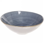 Салатник керамический «Corsica blue» 22*7см